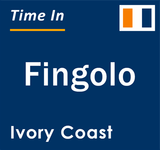 Current local time in Fingolo, Ivory Coast
