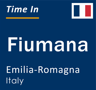Current local time in Fiumana, Emilia-Romagna, Italy