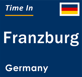 Current local time in Franzburg, Germany