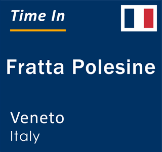 Current local time in Fratta Polesine, Veneto, Italy