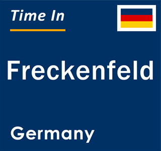 Current local time in Freckenfeld, Germany
