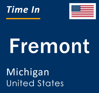 Current local time in Fremont, Michigan, United States