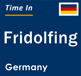 Current local time in Fridolfing, Germany