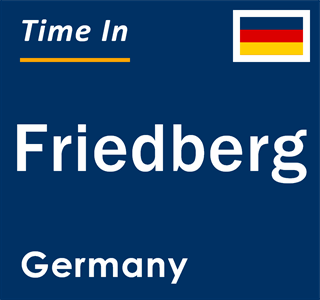 Current local time in Friedberg, Germany