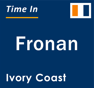 Current local time in Fronan, Ivory Coast