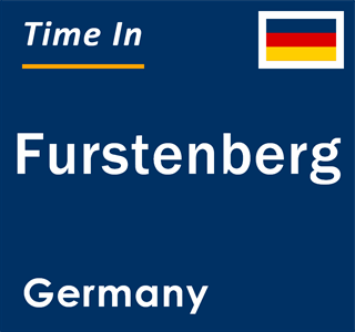 Current local time in Furstenberg, Germany