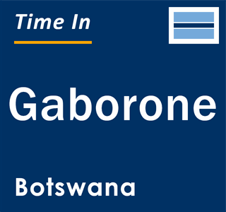 Current local time in Gaborone, Botswana