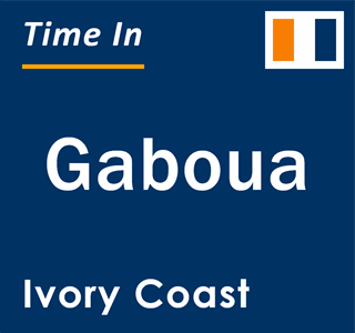 Current local time in Gaboua, Ivory Coast