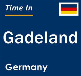 Current local time in Gadeland, Germany