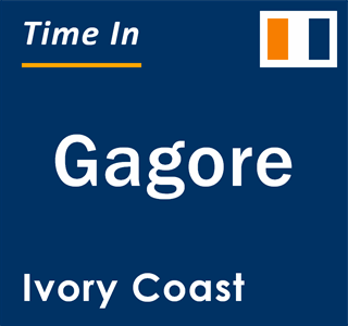 Current local time in Gagore, Ivory Coast