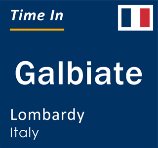 Current local time in Galbiate, Lombardy, Italy