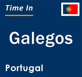 Current local time in Galegos, Portugal