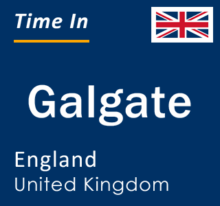 Current local time in Galgate, England, United Kingdom