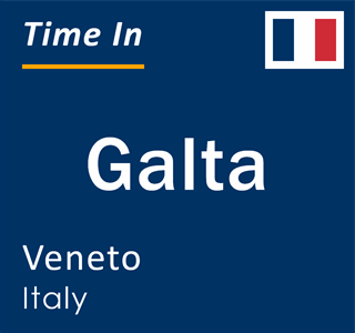 Current local time in Galta, Veneto, Italy