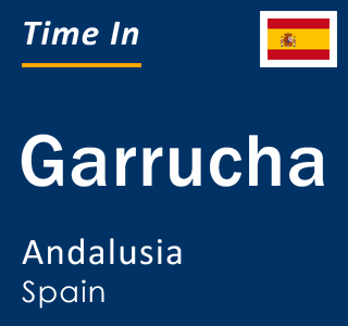 Current local time in Garrucha, Andalusia, Spain
