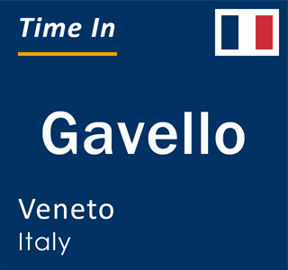 Current local time in Gavello, Veneto, Italy