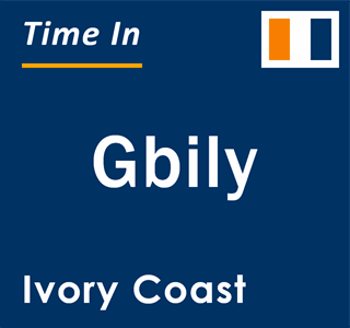 Current local time in Gbily, Ivory Coast