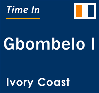 Current local time in Gbombelo I, Ivory Coast