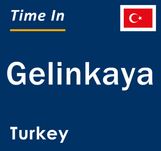 Current local time in Gelinkaya, Turkey