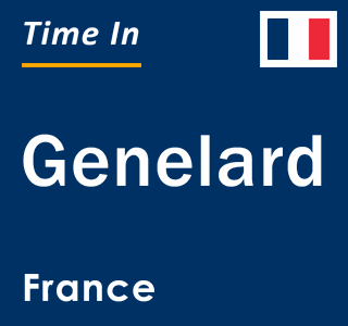 Current local time in Genelard, France