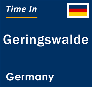 Current local time in Geringswalde, Germany
