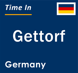 Current local time in Gettorf, Germany