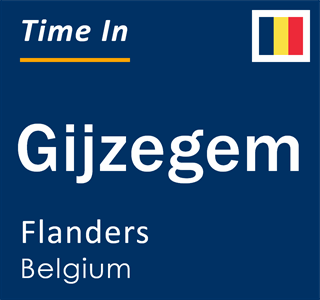 Current local time in Gijzegem, Flanders, Belgium