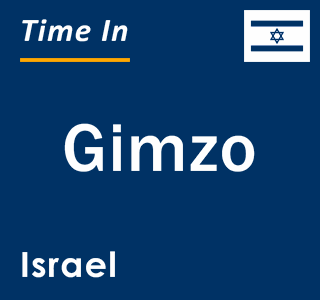Current local time in Gimzo, Israel