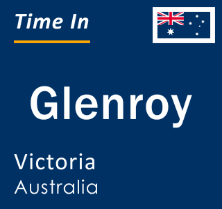 Current local time in Glenroy, Victoria, Australia