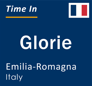 Current local time in Glorie, Emilia-Romagna, Italy
