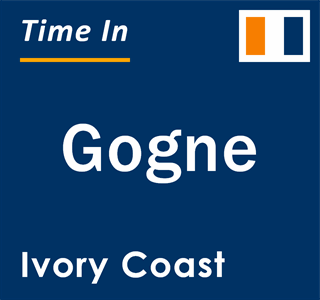 Current local time in Gogne, Ivory Coast