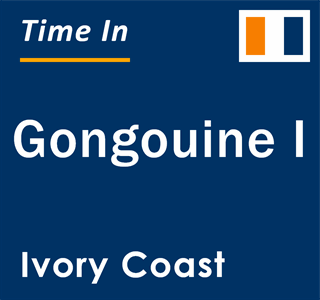 Current local time in Gongouine I, Ivory Coast