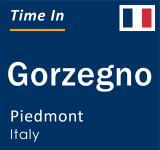 Current local time in Gorzegno, Piedmont, Italy
