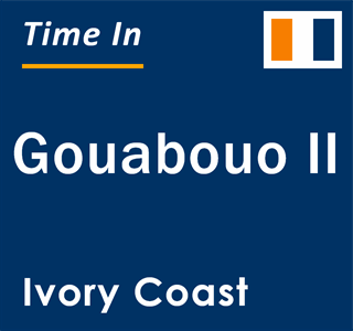 Current local time in Gouabouo II, Ivory Coast