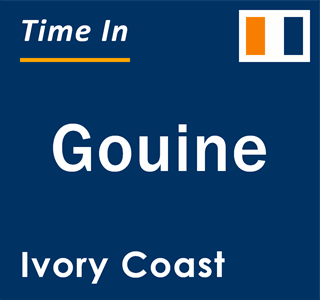 Current local time in Gouine, Ivory Coast