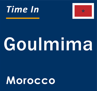 Current local time in Goulmima, Morocco