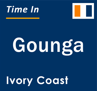 Current local time in Gounga, Ivory Coast