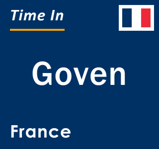 Current local time in Goven, France