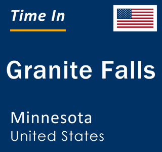 Current local time in Granite Falls, Minnesota, United States