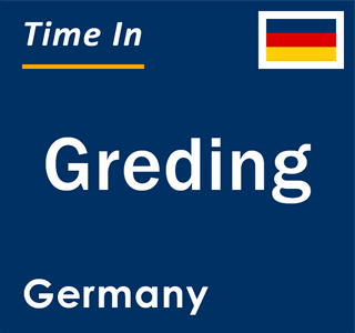 Current local time in Greding, Germany