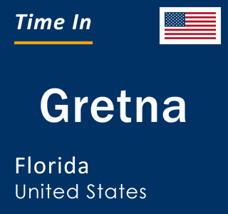 Current local time in Gretna, Florida, United States