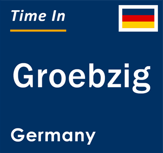 Current local time in Groebzig, Germany