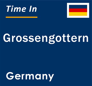 Current local time in Grossengottern, Germany