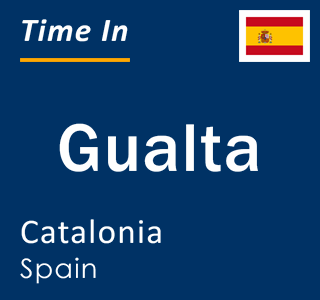 Current local time in Gualta, Catalonia, Spain