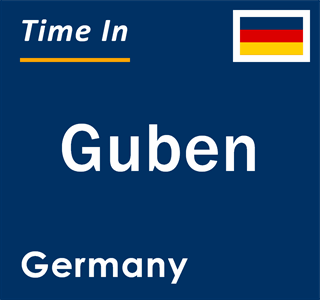 Current local time in Guben, Germany