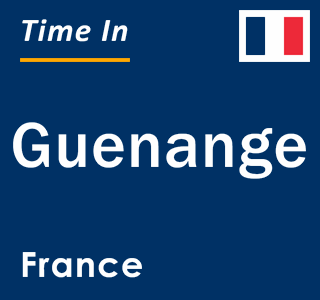 Current local time in Guenange, France