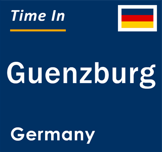 Current local time in Guenzburg, Germany