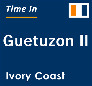 Current local time in Guetuzon II, Ivory Coast