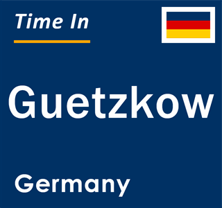 Current local time in Guetzkow, Germany