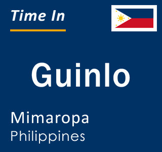 Current local time in Guinlo, Mimaropa, Philippines
